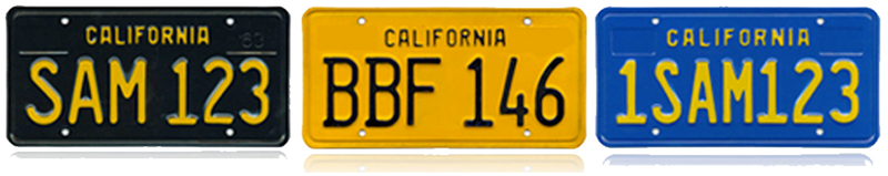 Illustration for article titled Car Guy Politician And Californians Make Retro License Plates Happen